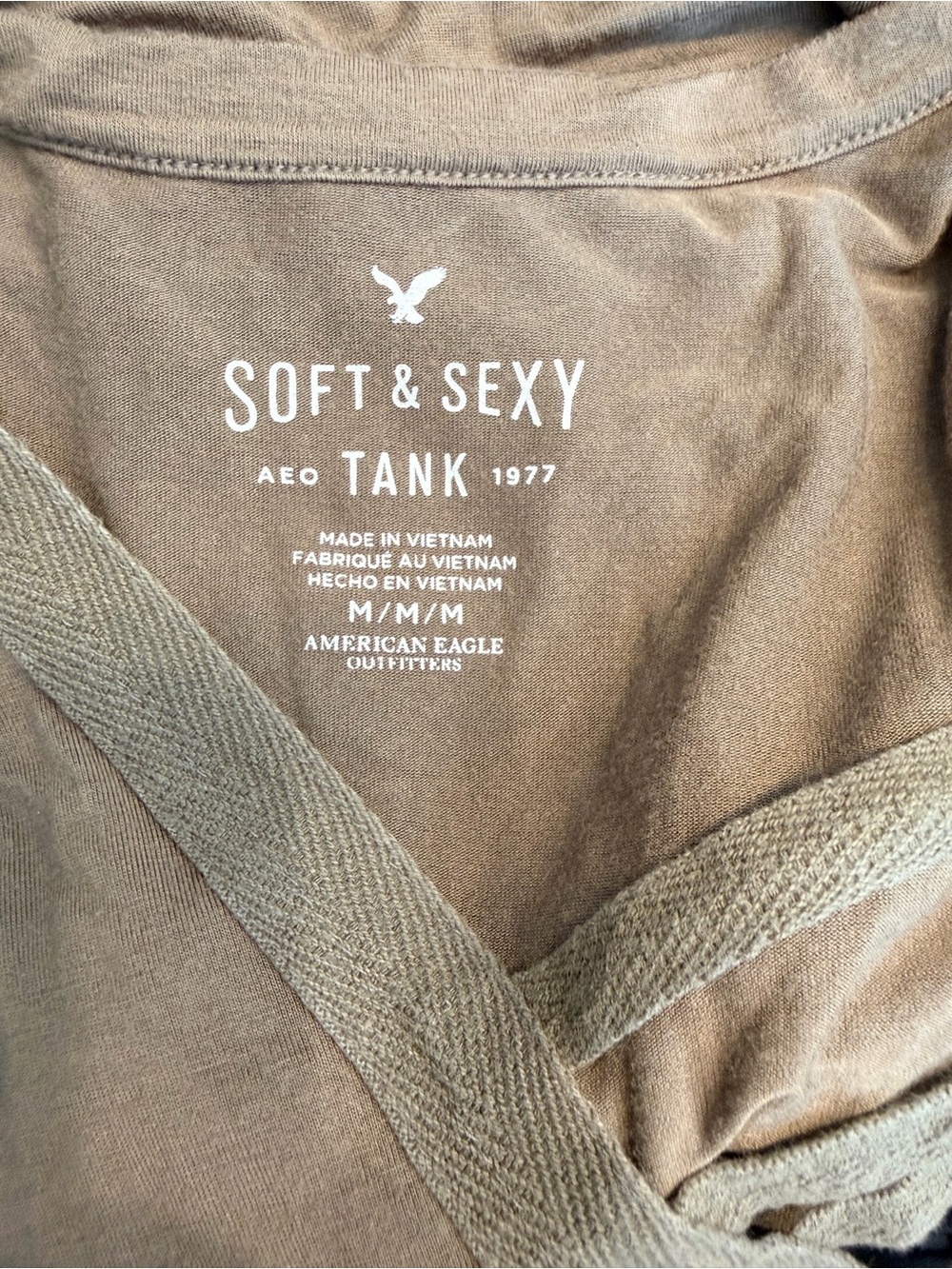 American Eagle Women’s Green Soft and Sexy Tank Top, Size Medium - Picture 5 of 5